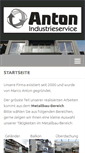 Mobile Screenshot of anton-industrieservice.de