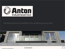 Tablet Screenshot of anton-industrieservice.de